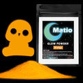 Matio Glow in The Dark Pigment Powder, 15g/0.5oz Orange Luminous Pigments | by Matio