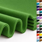 Grass Green Large Felt Fabric 36" x 36", 1.4 mm Soft Felt Sheet, Nonwoven Fabric by ZANEXIR