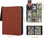 GERMUN 9 Pocket Card Binder, Premium Zip Trading Card Binder, 720 Double Sided - Image 2