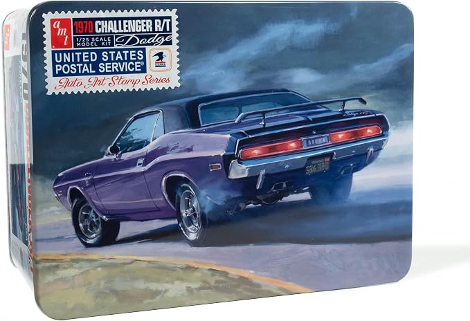 AMT 1970 Dodge Challenger USPS 1:25 Scale Model Kit by AMT