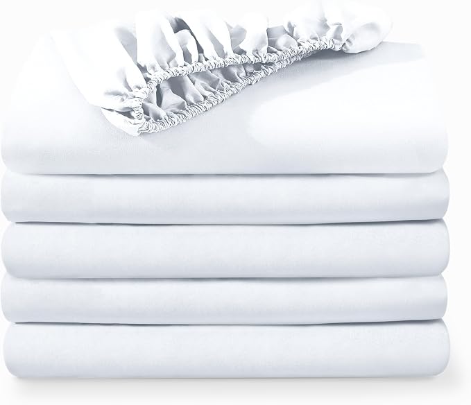 Bare Home 6-Pack Fitted Bottom Sheets by BareHome