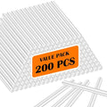 200 Pack Mini Hot Glue Sticks, 4 Inch and 8 mm Diameter High Viscosity by MAQUITA