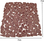 200g Ceramic Mosaic Tiles for Crafts, Irregular Stained Ceramic 0.2"x0.8" - Image 4