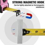 WORKPRO 25FT Pink Tape Measure, 1/8 Fractions Easy Read Measuring Tape | - Image 6