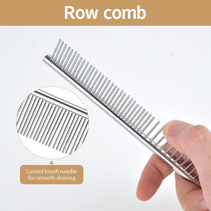 2 pack macrame fringe comb set stainless steel comb - Image 4
