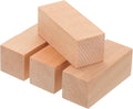 MECCANIXITY 4Pcs Basswood Carving Block, 0.8"x0.8"x2" Square Wooden Dowels by MECCANIXITY