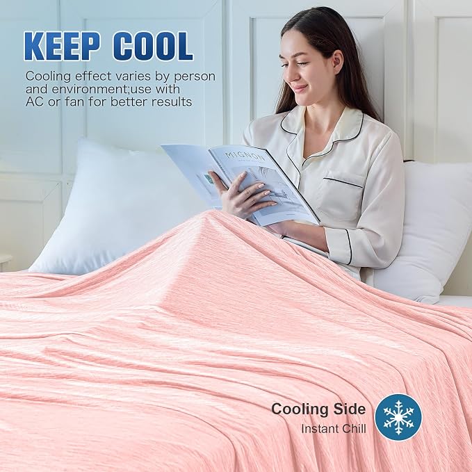 KMUSET Cooling Blanket Twin XL, Double Sided Summer Cooling Blankets - Image 5