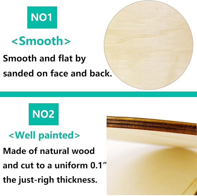 Wood Rounds for Crafts 10 Inch - Image 5