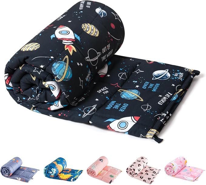 Sivio Weighted Blanket 3lbs, Small Cooling Heavy Blankets, Washable Breathable by Sivio