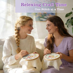 Embroidery Kit for Adult Beginners, 3 Pack Embroidery Stitches Practice Kit to - Image 6
