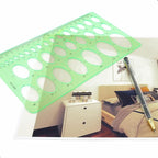 1Pcs 20cm Oval Ruler Drafting Template, Oval Line Drawing Ruler, Oval Tracing - Image 5