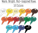 Artkey Acrylic Paint Set, 16 Colors 2 oz/59 ml Acrylic Paint Kit - Image 3