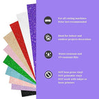 TECKWRAP Shimmer Vinyl Glitter Adhesive Sheets - Image 2
