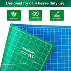 WORKLION 24" x 36" Large Self Healing PVC Cutting Mat, Double Sided, Gridded - Image 2