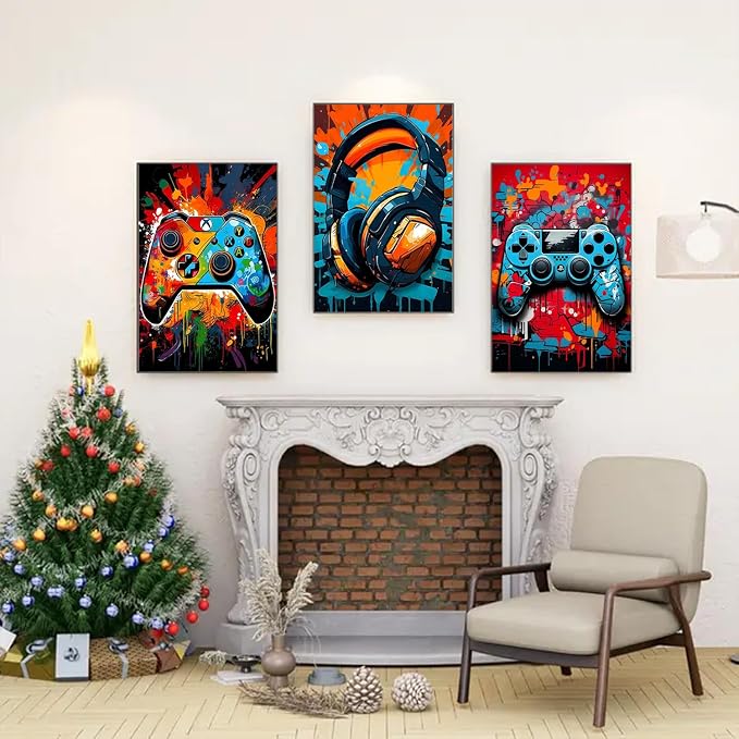 VeGuude Diamond Painting Kits for Adults, DIY Gaming Equipment 3 Pack Diamond - Image 6