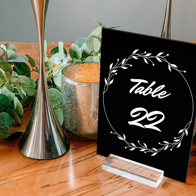 10 Pack Black Acrylic Sign Blanks - Image 4