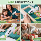 Full Size Hot Glue Gun 60W/100W Dual Power W/ 20PCS Sticks, Home Repair - Image 6
