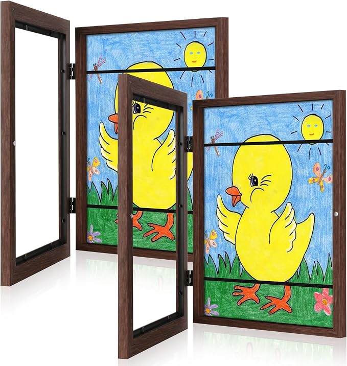 GULETHUN Kids Art Frames, 8.5x11 Front Opening Kids Artwork Frames Changeable by GULETHUN