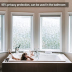 Bloss Privacy Window Film, 3D Diamond Decorative Windows Cling Stained Glass - Image 4
