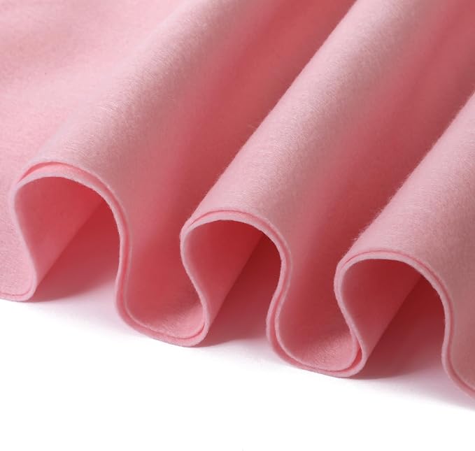 HaoFeijh Felt Fabric 36 * 36 Inch Wide 1.6mm, Fabric Sheets Soft Woven Acrylic by HaoFeiJH