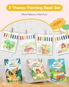 TECJOE 3 Pack Paint with Water Coloring Books - Image 2
