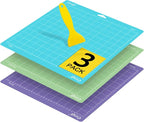 Ecraft 12x12 Cutting Mat 3-Pack, Strong/Standard/Light Adhesive, Compatible by ecraft
