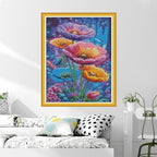 MYBISYMQQ Dreamy Starry Sky Floral Cross Stitch Kits - Image 5
