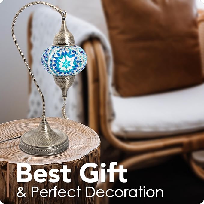Yarra-Decor Turkish Moroccan Mosaic Table Lamp - Image 4