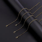 Lemonkey 33 Feet Metal Bronze Necklace Chains Curb Links Chains Bulk - Image 3