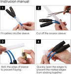 Alex Tech 10ft - 1.25 inch Cord Protector Wire Loom Tubing Cable Sleeve Split - Image 6