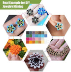Ybxjges 24000Pcs 2mm Glass Seed Beads Kit, - Image 6