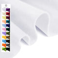White Soft Felt Fabric Sheet, 1.6mm Thick by Grainear