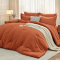 MUXHOMO 7 Pieces King Comforter Set, Soft Bed in a Bag King Size, All Season by MUXHOMO