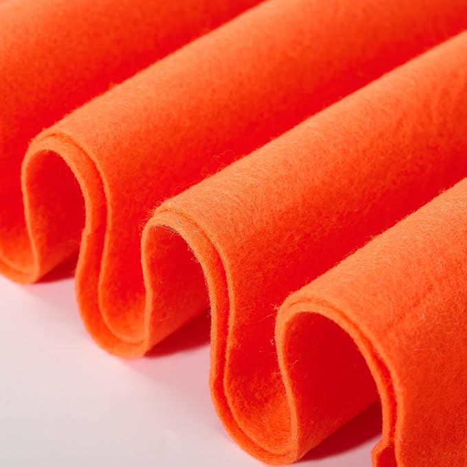 Soft Felt Fabric Sheets 1.6mm Thick Sewing Patwork Material Large Craft Felt by FOLGOS