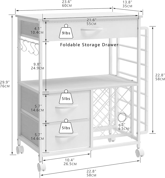 VENNQD Storage cart Compatible - Image 3