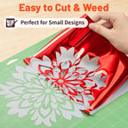 TECKWRAP Metallic Red Heat Transfer Vinyl - Image 3