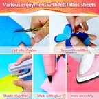 IOOLEEM Yellow Felt Sheets, Craft Felt Fabric Sheets, Sewing Felt Rectangle - Image 3