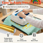TECKWRAP Heat Transfer Vinyl for T-Shirts, Metallic Gold | Easy Weed HTV Vinyl - Image 8
