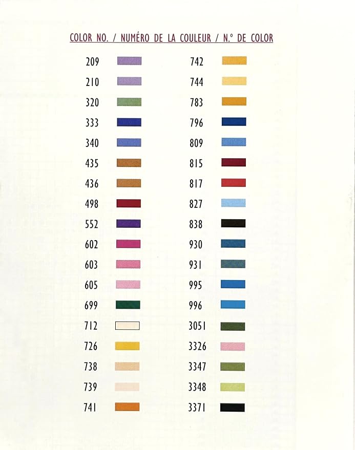 DMC 117F25-PC36 Embroidery Popular Colors Floss Pack, Colors may vary - Image 5
