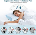 Cervical Pillow for Neck Pain Relief, Contour Memory Foam Pillows for Sleeping - Image 2