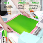 WRAPXPERT Green Chrome Vinyl, Chrome Mirror Vinyl Metallic No Bubble 12" x5ft - Image 3
