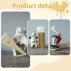 Glaze Brushes Pottery Tools, Different Shape Wool Soft Bristle - Image 6