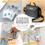 PAXCOO 300PCS Keychain Making Kit, Keychain Craft Supplies Including Key Chain - Image 5