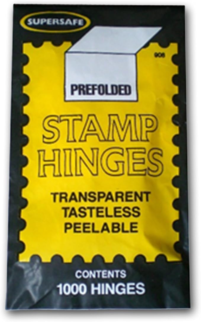 Supersafe Stamp Hinges TWO Packs of 1000 -- Total of 2000 Hinges - Image 2
