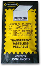 Supersafe Stamp Hinges TWO Packs of 1000 -- Total of 2000 Hinges - Image 2