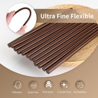 MATUFF Brown Hot Glue Sticks Mini 0.27" x 5.9 inches, Hot Melt Mini Colored - Image 3