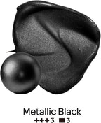 Nicpro Metallic Black Acrylic Paint, 8.45oz/250ml Large Black Craft Paint | - Image 2