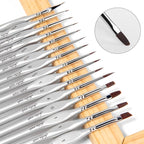 Golden Maple Miniature Paint Brushes, Fine Detailing - Image 2