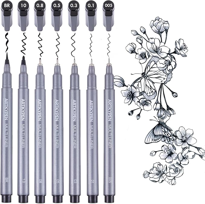 HNIHUY Micro Fineliner Drawing Art Pens by Unknown