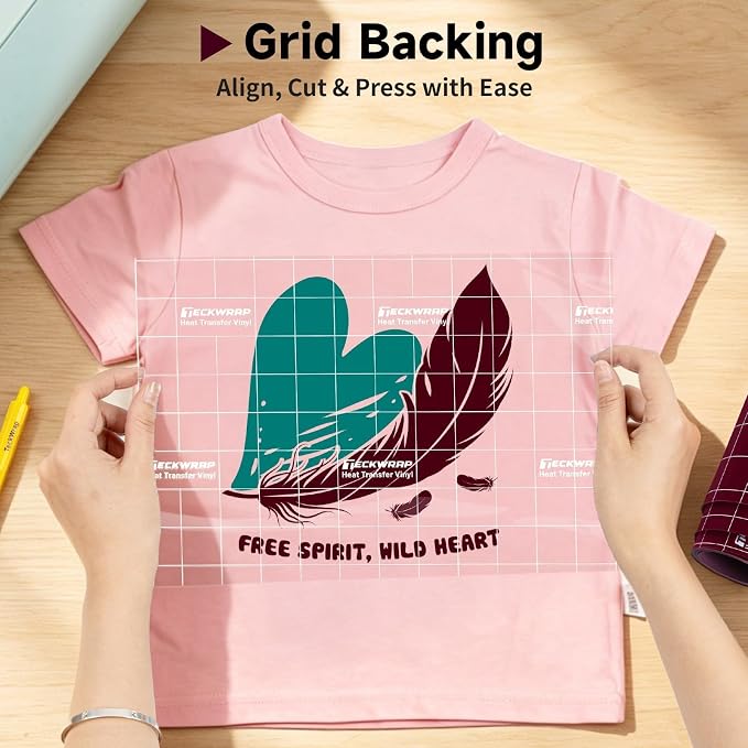 TECKWRAP Heat Transfer Vinyl for T-Shirts, 50+ Washes, REACH Certified & Dryer - Image 3
